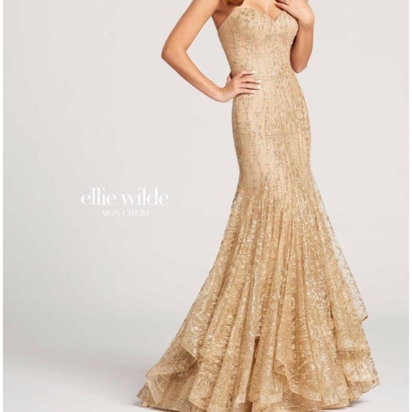 Ellie Wilde Prom Mermaid Dress EW118068 - Picture 12 of 12